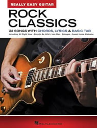 Really Easy Guitar: Rock Classics Guitar and Fretted sheet music cover